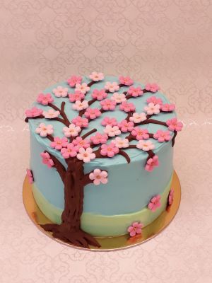 Cseresznyevirágos torta