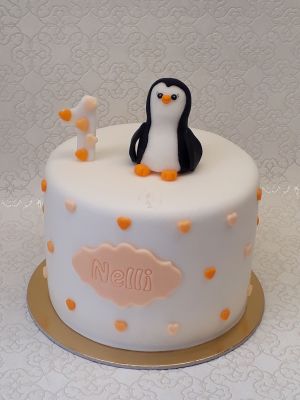 Pingvin kislány torta