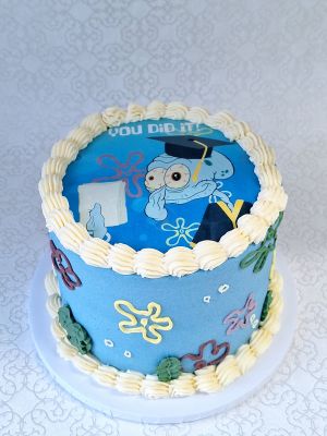 Vicces gratulációs torta
