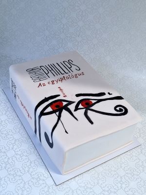 Könyv torta