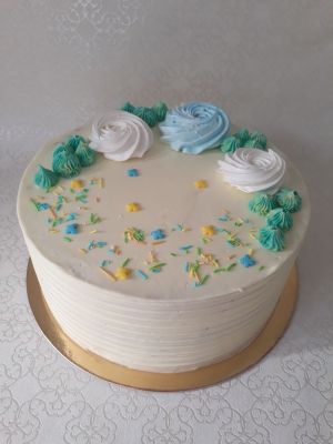 Egyszerű dekor torta